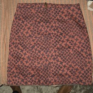 Free people terracotta skirt